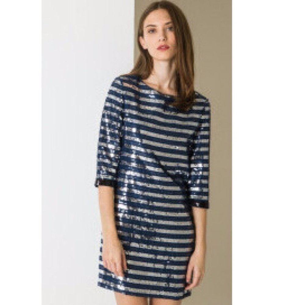 💎CLAUDIE PIERLOT💎HOLIDAY PARTY SEQUIN DRESS💎